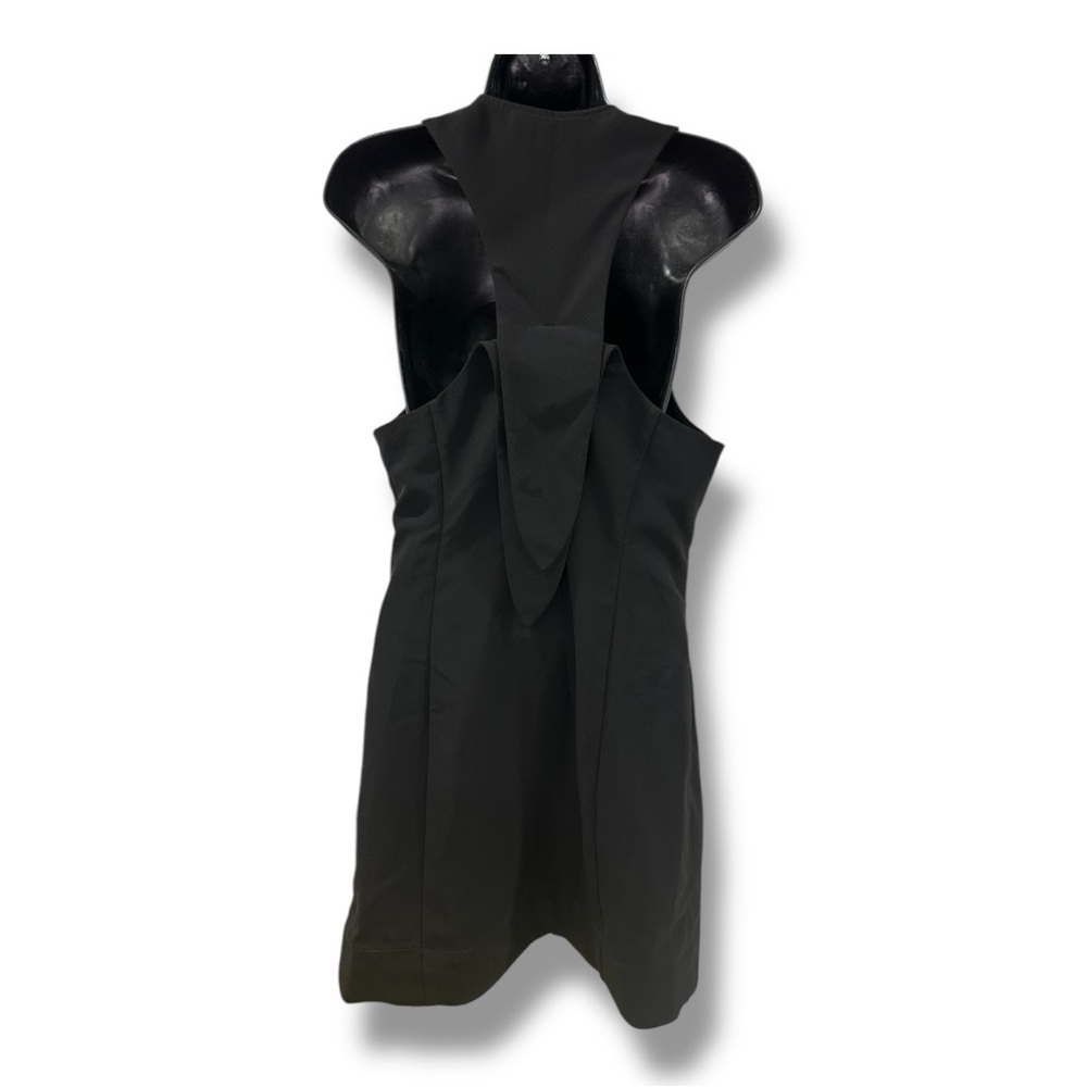 Ganni Twill Mini Dress Black size 38 new with tag - Picture 8 of 11